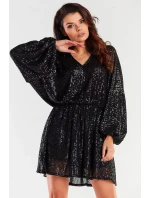 Dámske šaty A485 black - Awama