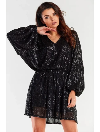 Dámske šaty A485 black - Awama