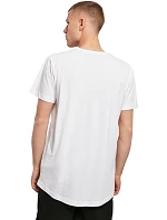 Build your Brand BY 028 Pánske tričko „Shaped Long“ 56.0028 olivová