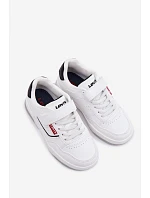 Detské tenisky na suchý zips LEVI'S JOHN SE VJOH0012S White Detské tenisky na suchý zips LEVI'S JOHN SE VJOH0012S White
