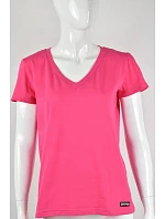 Dámske tričko s krátkym rukávom Serek brown - Off Pink