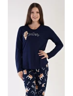 Dámske pyžamo dlhé Méďa