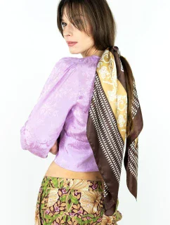 Art Of Polo 20943 Saténová šatka Bodhi