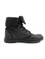 Palladium Dámske športové topánky Baggy Coated Ankle Sneakers Fashion Black Women's