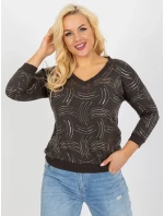 Blúzka RV BZ 8514.04P tmavá khaki