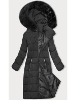 Dámska zimná bunda s kapucňou J Style graphite (16M9126-105)
