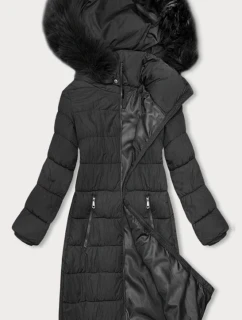 Dámska zimná bunda s kapucňou J Style graphite (16M9126-105)