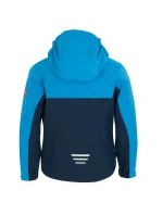 Trollkids Detská softshellová bunda Kristiansand blue/ navy (320-117)