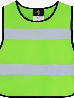 Korntex P100 – Amigo Detské pončo s vysokou viditeľnosťou 76.P100 neonovo zelené
