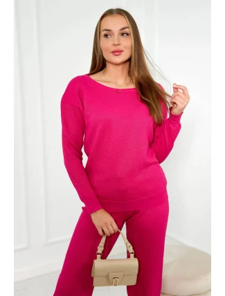 Sveter set Mikina + Nohavice fuchsie