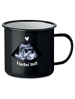 Personalizovaný retro plechový pohár s ultrazvukom Personalizovaný retro plechový pohár s ultrazvukom