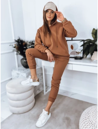 Dámsky teplákový komplet AMILIA PREMIUM mocha FashionStreet AY0736 Dámsky teplákový komplet AMILIA PREMIUM mocha FashionStreet AY0736