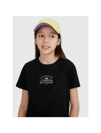 Dievčenské tričko s potlačou 4F 4FJWSS25TTSHF1871-20S