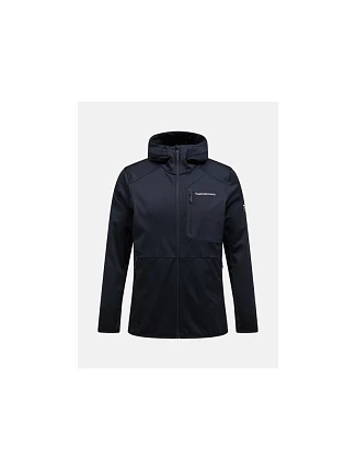 Mikina PEAK PERFORMANCE M Utility Light Zip Hood, čierna Mikina PEAK PERFORMANCE M Utility Light Zip Hood, čierna
