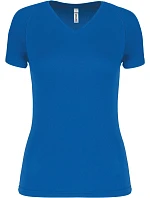 Kariban ProAct PA 477 Dámske športové tričko s výstrihom do V 20.P477 aqua blue Kariban ProAct PA 477 Dámske športové tričko s výstrihom do V 20.P477 aqua blue