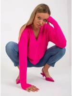 Dámsky sveter LC SW 0321 fluo ružový