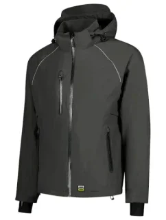 Bunda Tech Shell unisex tmavo šedá