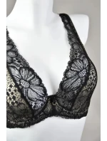 Dámska podprsenka JULIA BRALETTE 19185 Black with beige - Mediolano