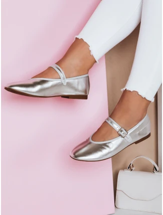 Dámske baleríny ELLICAN so striebornou prackou FashionStreet ZY0706