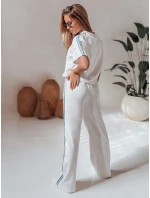 Dámska oversize tepláková súprava SPORT LIKE white FashionStreet AY1144