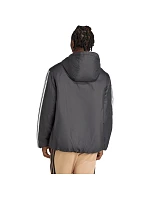 Pánske oblečenie adidas Essentials Climawarm 3-Stripes Insulated Hooded Jacket black JM4042