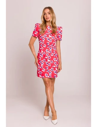 M856 Viacfarebné mini šaty - model 2