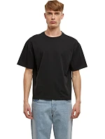 Build your Brand BY 439 Pánske hrubé tričko „Cropped Oversize“ 56.0439 čierne