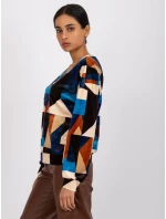 Blúzka DHJ BZ 6550.74P tmavo modrá