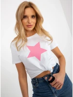 Tričko RV TS 8626.00 biela a ružová Tričko RV TS 8626.00 biela a ružová