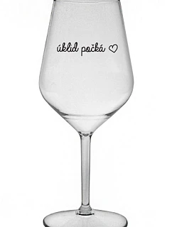 ČISTIŤ ČAKANIE - číry nerozbitný pohár na víno 470 ml