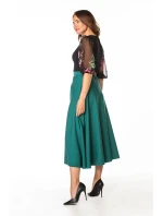 Dámska sukňa T361/6 smaragdová - Tessita Dámska sukňa T361/6 smaragdová - Tessita