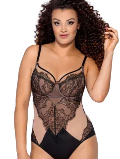 Dámske body 021 BLACK