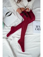 ČIPKOVANÉ PLETENÉ PONOŽKY SO STUHOU 0835.001 ČIPKOVANÉ PLETENÉ PONOŽKY SO STUHOU 0835.001