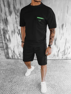 Pánsky čierny set FashionStreet AX0755
