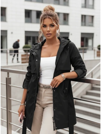 NOLES dámska prechodná bunda parka čierna FashionStreet TY4278