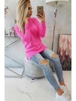 Stojanový sveter ružový