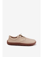 Kožené dámské polobotky Barefoot Zazoo 10189 Béžové