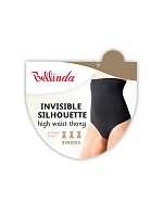 Dámske tvarujúce tangá s vysokým pásom INVISIBLE SILHOUETTE HIGH WAIST THONG – BELLINDA – čierne Dámske tvarujúce tangá s vysokým pásom INVISIBLE SILHOUETTE HIGH WAIST THONG – BELLINDA – čierne