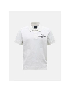Polo tričko Peak Performance Jr Original Polo, biele