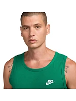 Pánske tričko Nike Club Tank, zelené, BQ1260 365 Pánske tričko Nike Club Tank, zelené, BQ1260 365