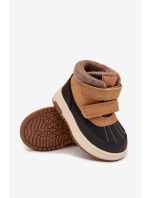 Dětské zimní boty sněhule na suchý zip Camel Darlene