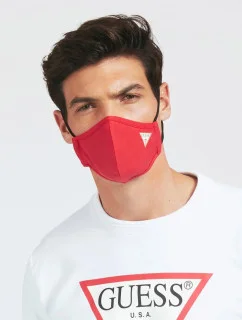 Bavlnená unisex rúško W0YZ17WDXC0-TLRD červená - Guess