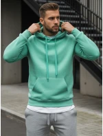 Pánska mikina s kapucňou mint FashionStreet BX4946