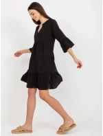 Dámske šaty D73761M30214B čierne - FPrice