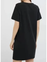 Dámska nočná košeľa QS6896E UB1 čierna - Calvin Klein Dámska nočná košeľa QS6896E UB1 čierna - Calvin Klein