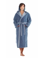 Pánsky župan Tampa duo s kapucňou 3959 denim light - Vestis