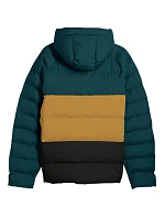 Puma Pánska mono bunda s kapucňou green-brown-black 688367 75 muži