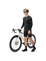 Rockbros YDCX008 Cyklistický dres Diamond s dlhým rukávom veľkosť XS - čierny Rockbros YDCX008 Cyklistický dres Diamond s dlhým rukávom veľkosť XS - čierny