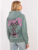 Mikina D10600T02420L pistáciová