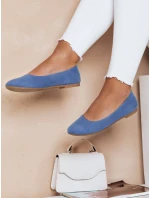 Dámske semišové baleríny MINIMALL modré FashionStreet ZY0671 Dámske semišové baleríny MINIMALL modré FashionStreet ZY0671
